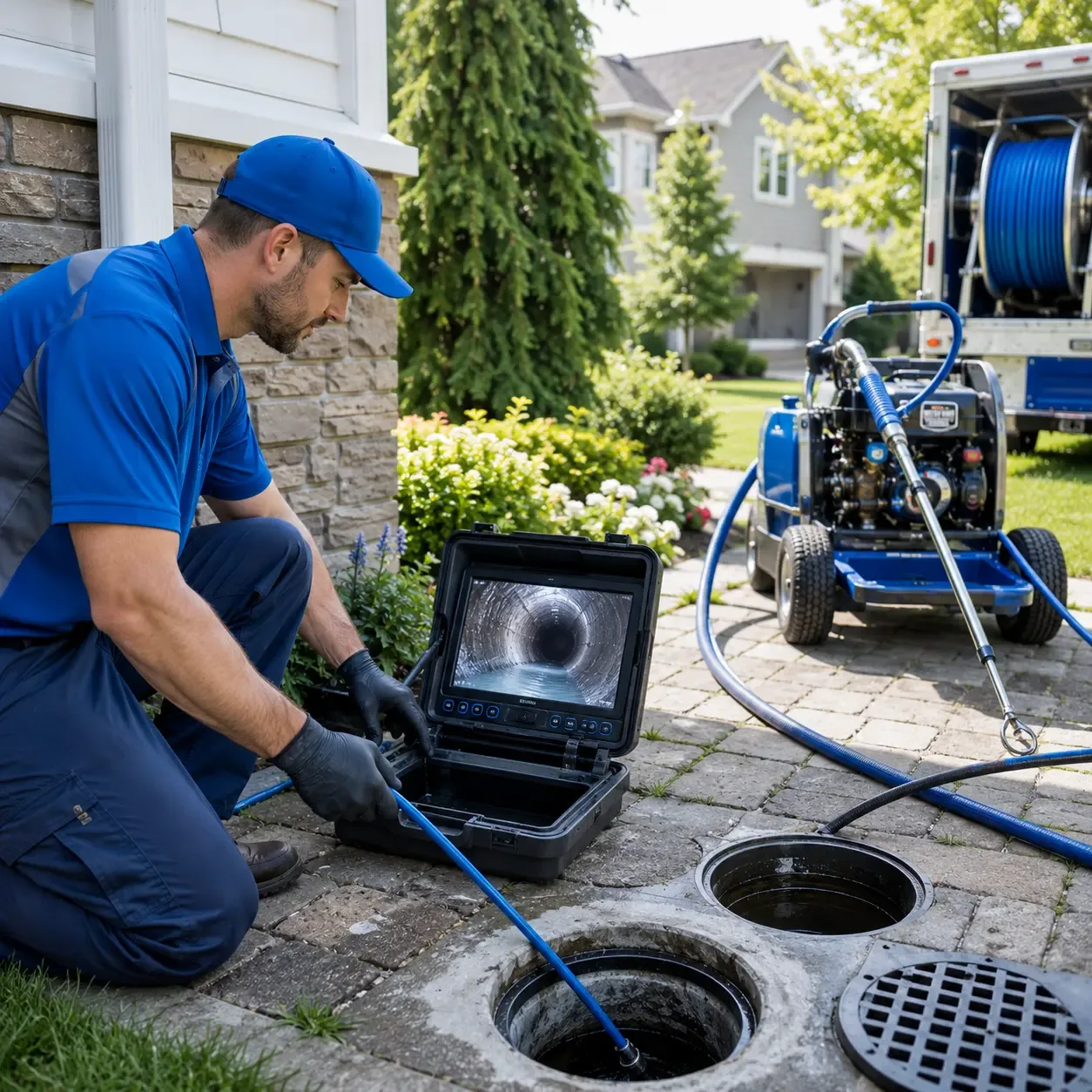 Outdoor drain cleaning professionals serving East New Market, MD